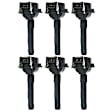 Ignition Coil, Set of 6