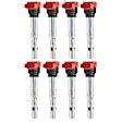 2017 Audi Q7 - Ignition Coil, GAS, Set of 8, 3.0L 6Cyl