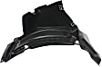 Front, Driver and Passenger Side, Front Section, Fender Liner, Air Extension Spoiler, with Insulation Foam