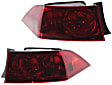 2007 Acura TSX - Driver and Passenger Side, Outer Halogen Tail Light, Without bulb(s), Mounts on Body, OE Replacement
