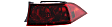 2007 Acura TSX - Driver and Passenger Side, Outer Halogen Tail Light, Without bulb(s), Mounts on Body, OE Replacement