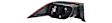 2007 Acura TSX - Driver and Passenger Side, Outer Halogen Tail Light, Without bulb(s), Mounts on Body, OE Replacement