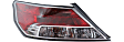 Driver and Passenger Side Halogen Tail Light, With bulb(s), OE Replacement