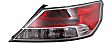 Driver and Passenger Side Halogen Tail Light, With bulb(s), OE Replacement