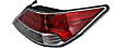 Driver and Passenger Side Halogen Tail Light, With bulb(s), OE Replacement