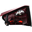 Driver and Passenger Side, Inner and Outer Tail Lights, Inner - without Bulb, Outer - with Bulbs, Halogen/LED Combo