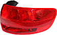 Driver and Passenger Side, Outer Halogen Tail Light, Without bulb(s), OE Replacement