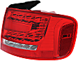 Driver and Passenger Side, Outer LED Tail Light, With bulb(s), OE Replacement