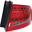 Driver and Passenger Side, Outer LED Tail Light, With bulb(s), OE Replacement