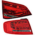 Driver and Passenger Side, Inner and Outer, Halogen/LED Combo Tail Lights, Inner - without Bulbs; Outer - with Bulbs