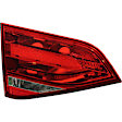 Driver and Passenger Side, Inner and Outer, Halogen/LED Combo Tail Lights, Inner - without Bulbs; Outer - with Bulbs