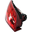 Driver and Passenger Side, Inner and Outer, Halogen/LED Combo Tail Lights, Inner - without Bulbs; Outer - with Bulbs