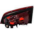 Driver and Passenger Side, Inner and Outer, Halogen/LED Combo Tail Lights, Inner - without Bulbs; Outer - with Bulbs