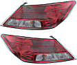 Driver and Passenger Side Halogen Tail Light, With bulb(s), OE Replacement