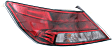 Driver and Passenger Side Halogen Tail Light, With bulb(s), OE Replacement