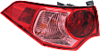 Driver and Passenger Side, Outer Halogen Tail Light, With bulb(s), OE Replacement