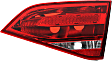 Driver and Passenger Side, Inner and Outer Halogen Tail Light, Without bulb(s), OE Replacement