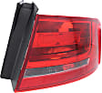 Driver and Passenger Side, Outer Halogen Tail Light, Without bulb(s), OE Replacement