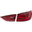 Driver and Passenger Side, Outer Tail Lights, with Bulbs, LED