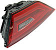 Driver and Passenger Side, Inner Tail Lights, with Bulbs, LED, Mounts on Luggage Lid