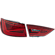 2016 Audi S3 - Driver Side, Inner And Outer LED Tail Light, With bulb(s), OE Replacement