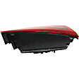 2016 Audi S3 - Driver Side, Inner And Outer LED Tail Light, With bulb(s), OE Replacement