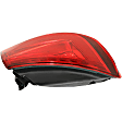 2016 Audi S3 - Driver Side, Inner And Outer LED Tail Light, With bulb(s), OE Replacement