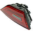2016 Audi S3 - Driver Side, Inner And Outer LED Tail Light, With bulb(s), OE Replacement
