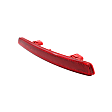 Rear, Driver and Passenger Side Bumper Reflector - Red Lens