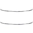 Rear, Driver and Passenger Side Bumper Trim, Chrome