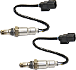 Before Catalytic Converter, Front and Rear Oxygen Sensors, 5-wire, Heated; Wideband sensor