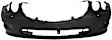 Front and Rear Primed Bumper Cover
