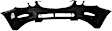 Front and Rear Primed Bumper Cover