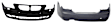 Sedan Front and Rear Primed Bumper Cover Base