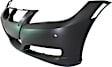 Sedan Front and Rear Primed Bumper Cover