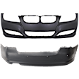 Sedan Front and Rear Primed Bumper Cover