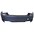 Front and Rear Primed Bumper Cover