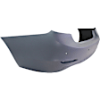Sedan Front and Rear Primed Bumper Cover