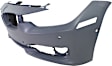 Sedan Front and Rear Primed Bumper Cover Base 2.0L, 4Cyl