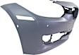 Sedan Front and Rear Primed Bumper Cover Base 2.0L, 4Cyl