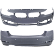 Sedan Front and Rear Primed Bumper Cover