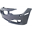 Sedan Front and Rear Primed Bumper Cover