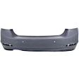 Sedan Front and Rear Primed Bumper Cover
