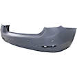 Sedan Front and Rear Primed Bumper Cover