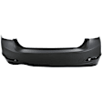 Sedan Front and Rear Primed Bumper Cover