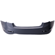 Sedan Front and Rear Primed Bumper Cover Base 2.0L, 4Cyl