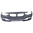 Sedan Front and Rear Primed Bumper Cover