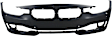 Sedan Front and Rear Primed Bumper Cover Base 2.0L, 4Cyl, CAPA Certified