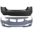 Sedan Front and Rear Primed Bumper Cover