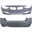 Sedan Front and Rear Primed Bumper Cover